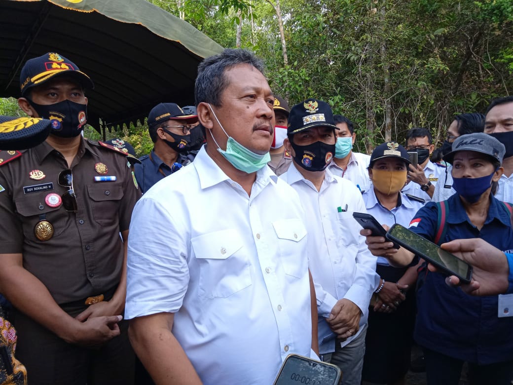 Wakil Menteri Pertahanan Republik Indonesia mengunjungi Kabupaten Barito Timur, Rabu (2/7).