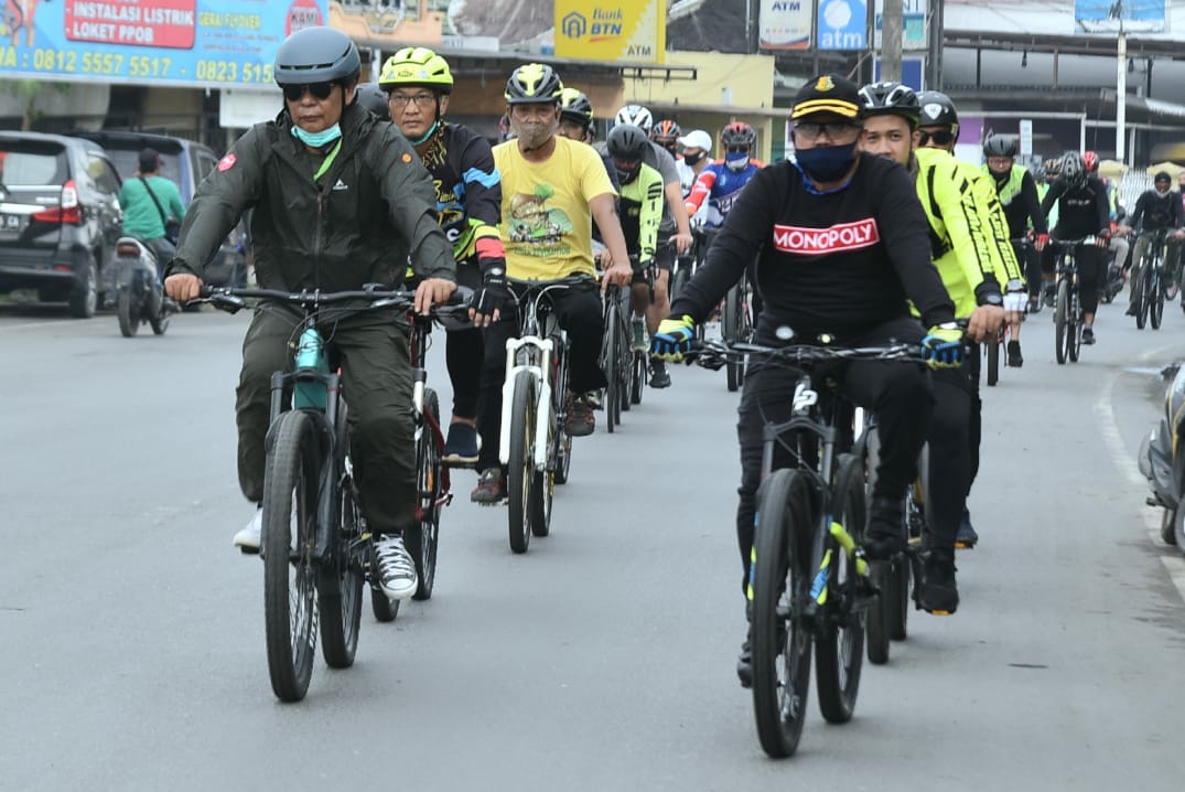 Forkopimda Kalsel Gowes Bersama Tingkatkan Sinergitas