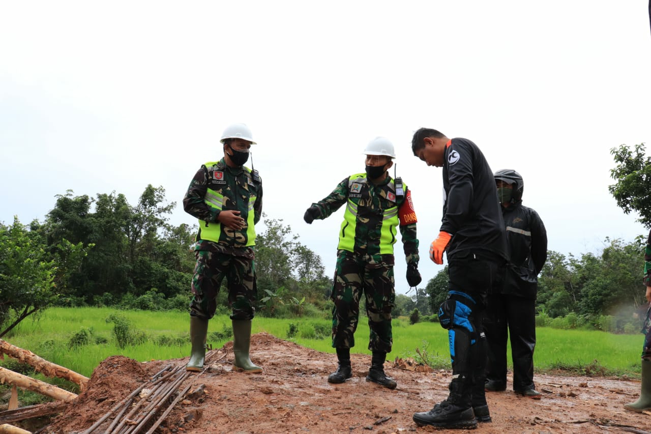 Danrem Yakin TMMD di Biih Berjalan Lancar