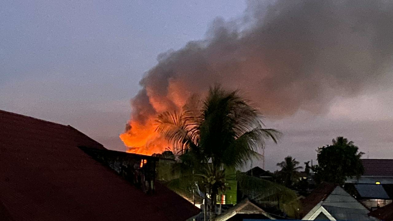 Lima Rumah di Kelayan A Hangus Dilalap Api
