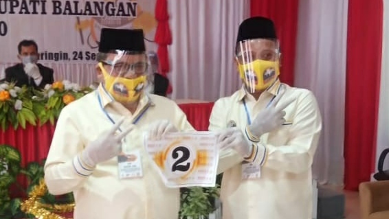 Pasangan H Ansharuddin – M Noor Iswan Nomor Urut 2