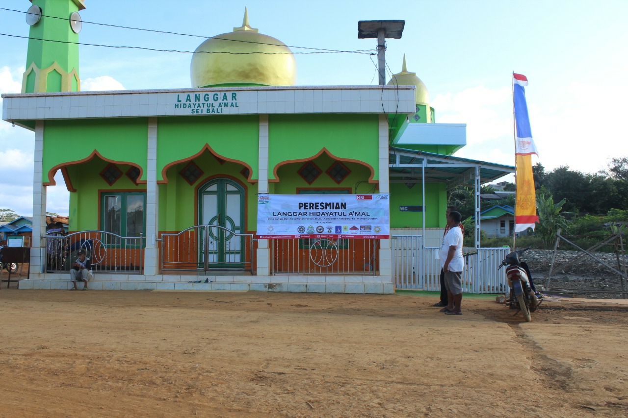 ACT Renovasi Langgar Hidayatul A’mal Sungai Bali