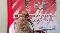 SAVE_20200923_160336 Wakapolda Kalsel Buka Kegiatan Sertifikasi Penyidik Polri Jajaran Polda Kalsel