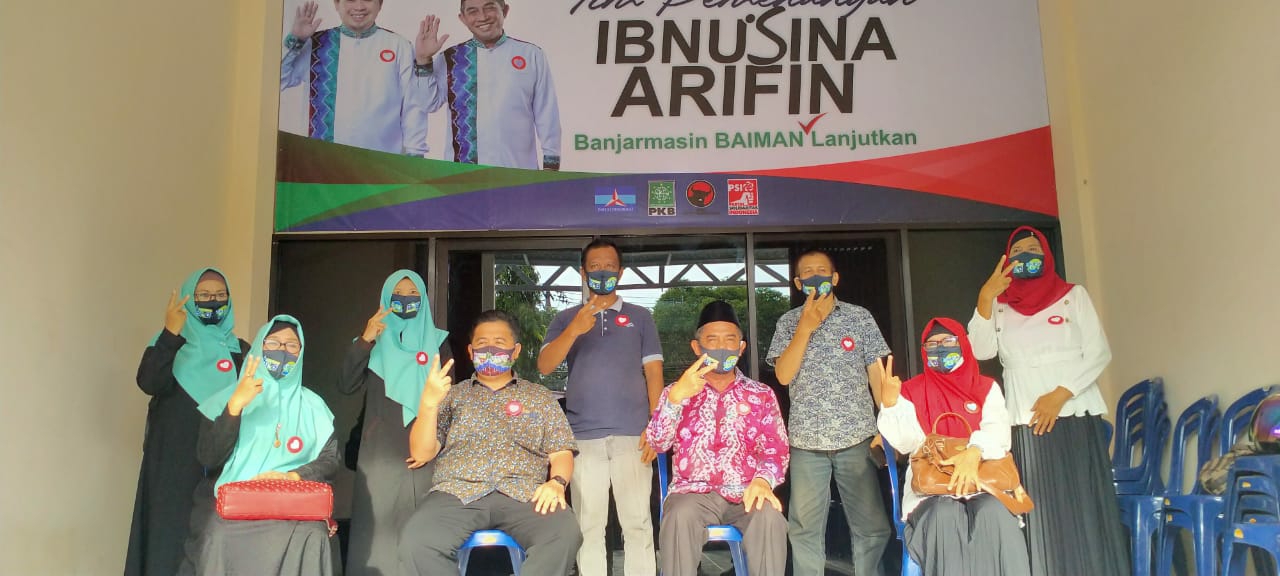 Ibnu-Ariffin Terima Dukungan Relawan Garuda Banua dan Galuh Borneo