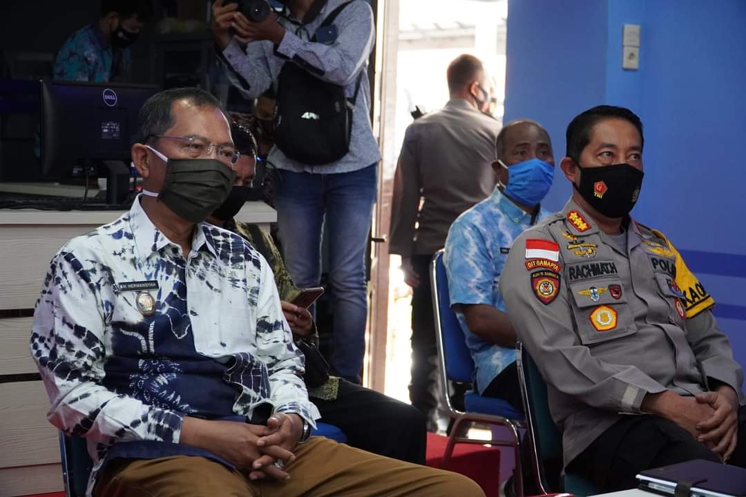 Plt Walikota Rakor Bersama Mahfud MD dan Tito Karnavian