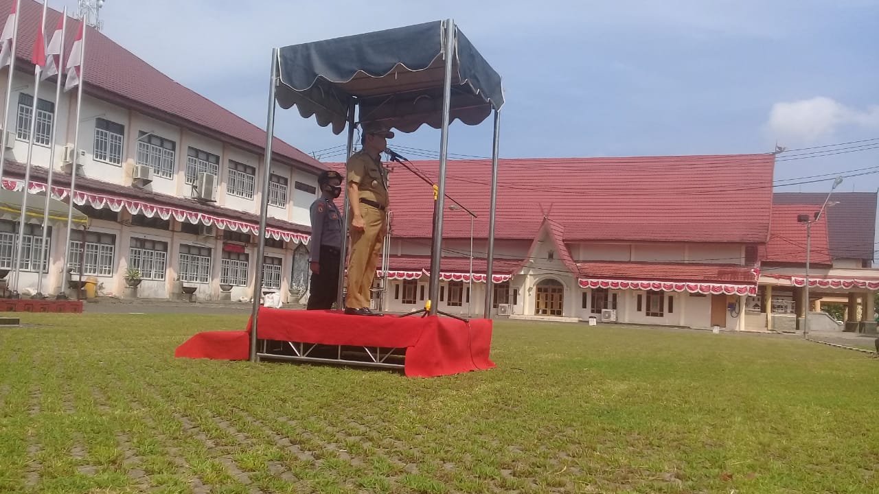 Pemkab Bartim Gelar Apel Antisipasi Demo Buruh