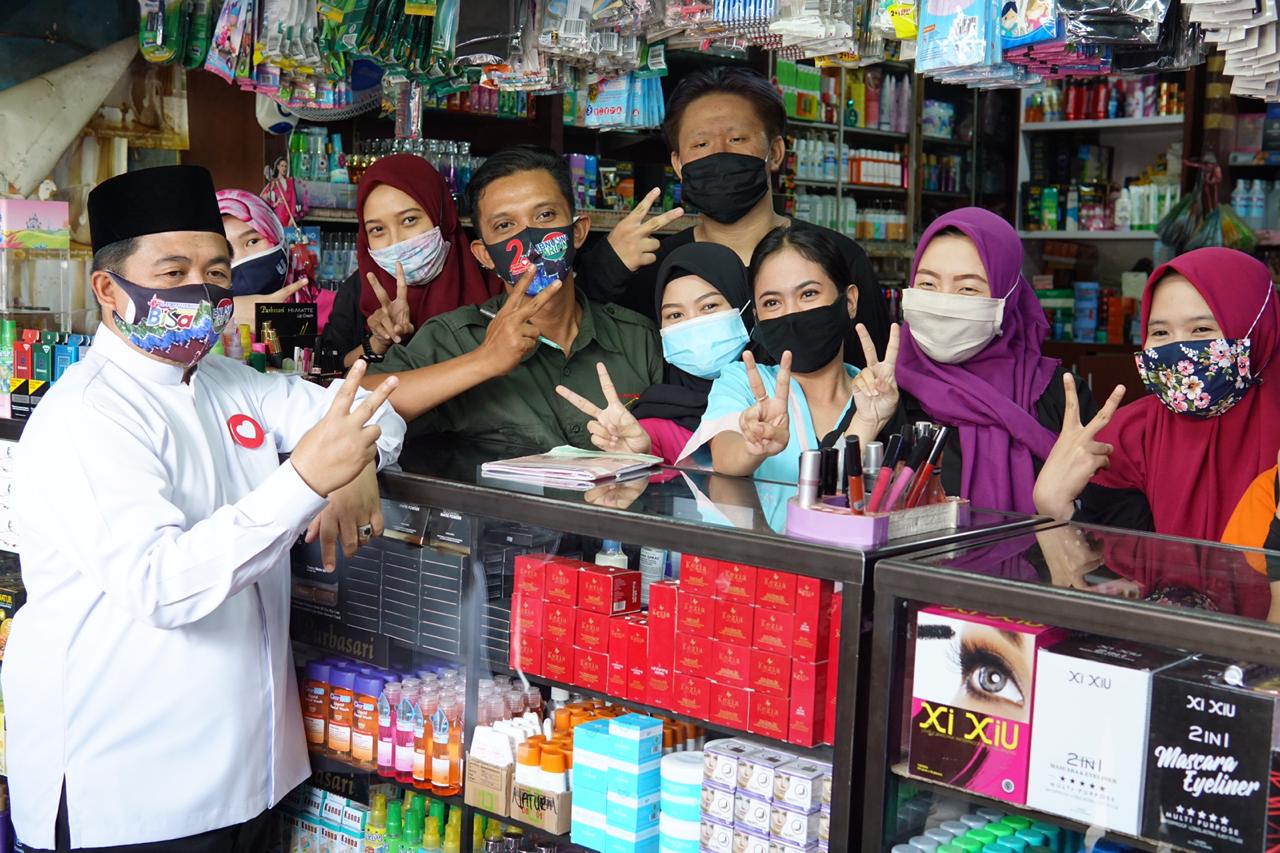 Ibnu-Arifin Blusukan ke Pasar Antasari