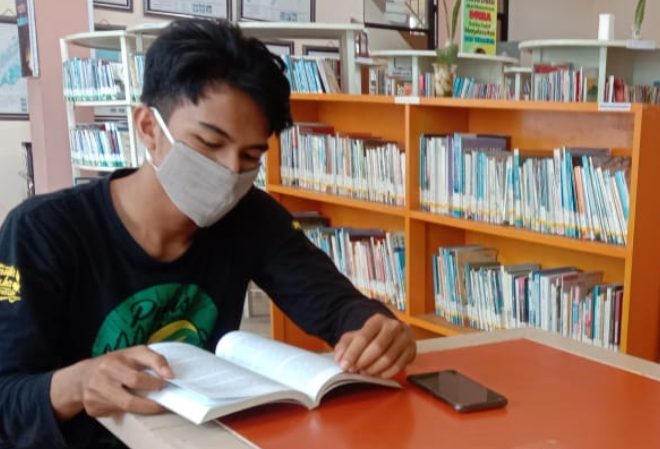 Akibat Pandemi, Pengunjung Perpusda Ikut Sepi