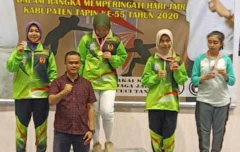 Atlet Anggar Balangan Raih Perunggu di Kejurprov Tapin