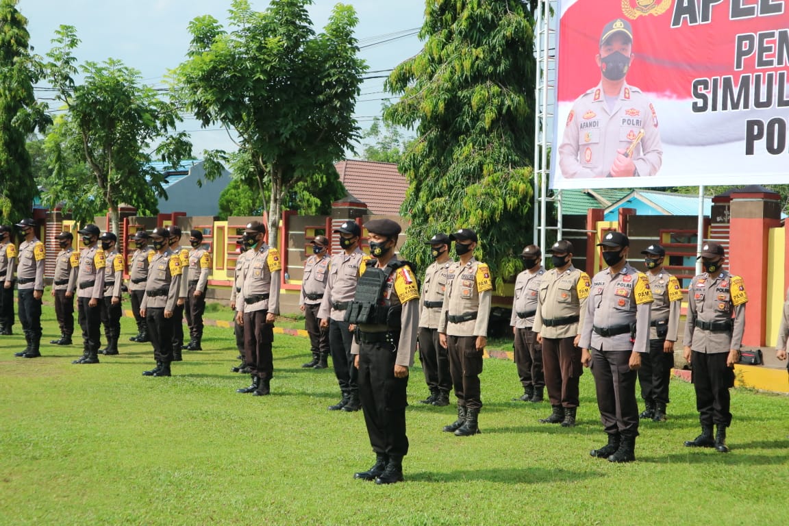 Polres Bartim Siap Memberikan Rasa Aman bagi Masyarakat pada Pelaksanaan Pilkada