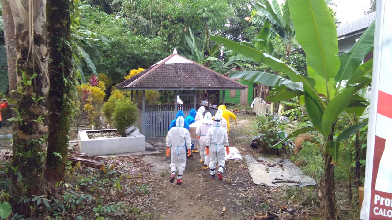 Pemakaman Jenazah Covid-19 di HST Berjalan Lancar