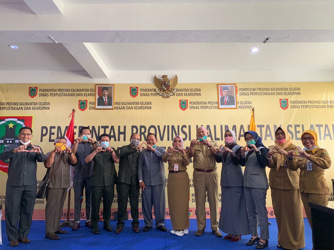 Komisi I DPRD Tabalong Kunjungi Dispersip Kalsel