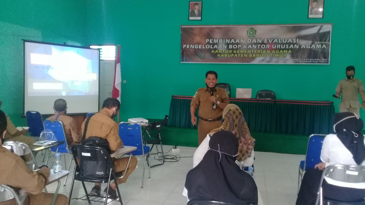 Kemenag Bartim Geler Evaluasi Pengelolaan BOP