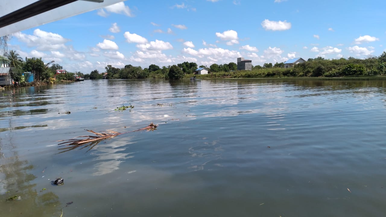 Sampah dan Eceng Gondok Kembali Cemari Sungai di Banjarmasin