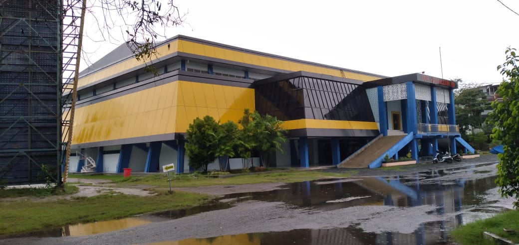 Jalanan GOR Hasanuddin HM Jadi Kolam Kedua