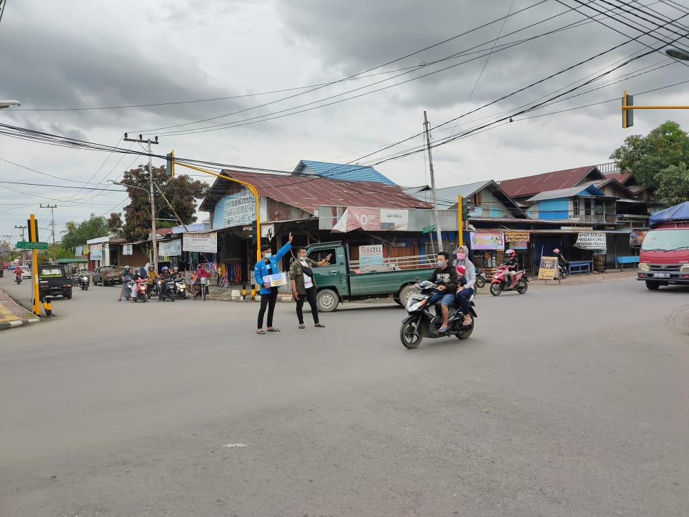 Mahasiswa Gabungan Turun ke Jalan Galang Dana untuk Korban Kebakaran