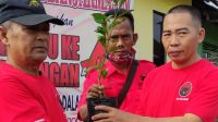 Peringatan HUT PDIP Banjarmasin Timur Ditandai Tanam Pohon