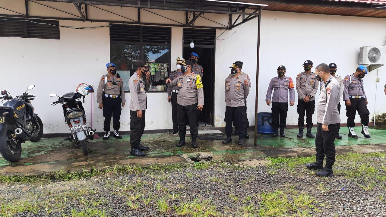 Kapolda Kalteng Ingatkan Anggota Polsek Jaga Kesehatan