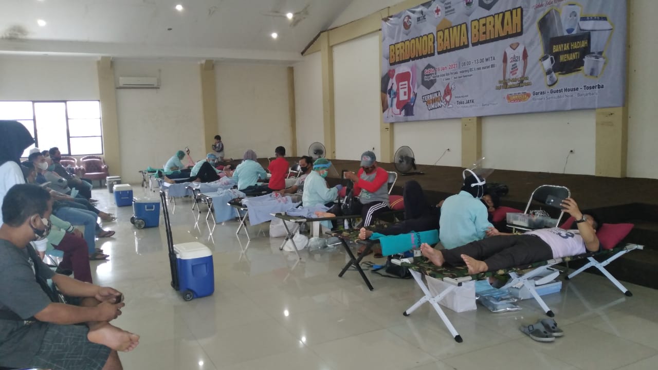 Donor Darah BSC Tarik Antusias Warga