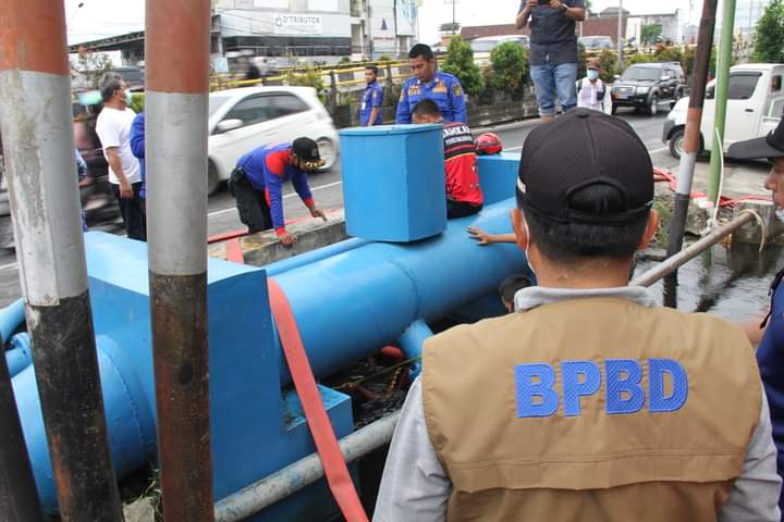 Pemkot Banjarmasin Terus Sedot Genangan Air di 26 Titik