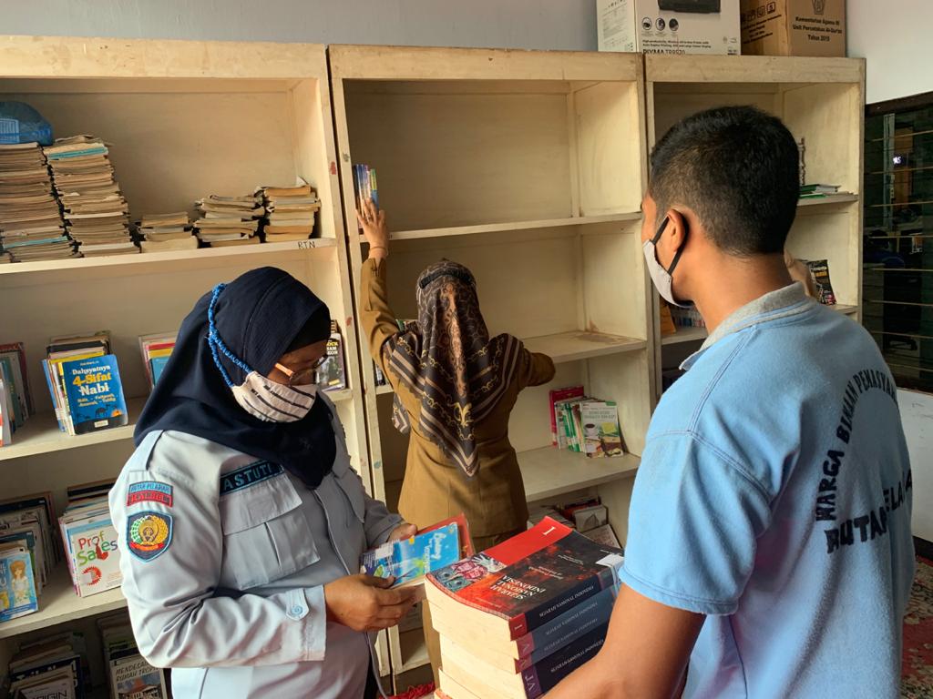 Dispersip Bawa Perpustakaan Keliling ke LP Pelaihari