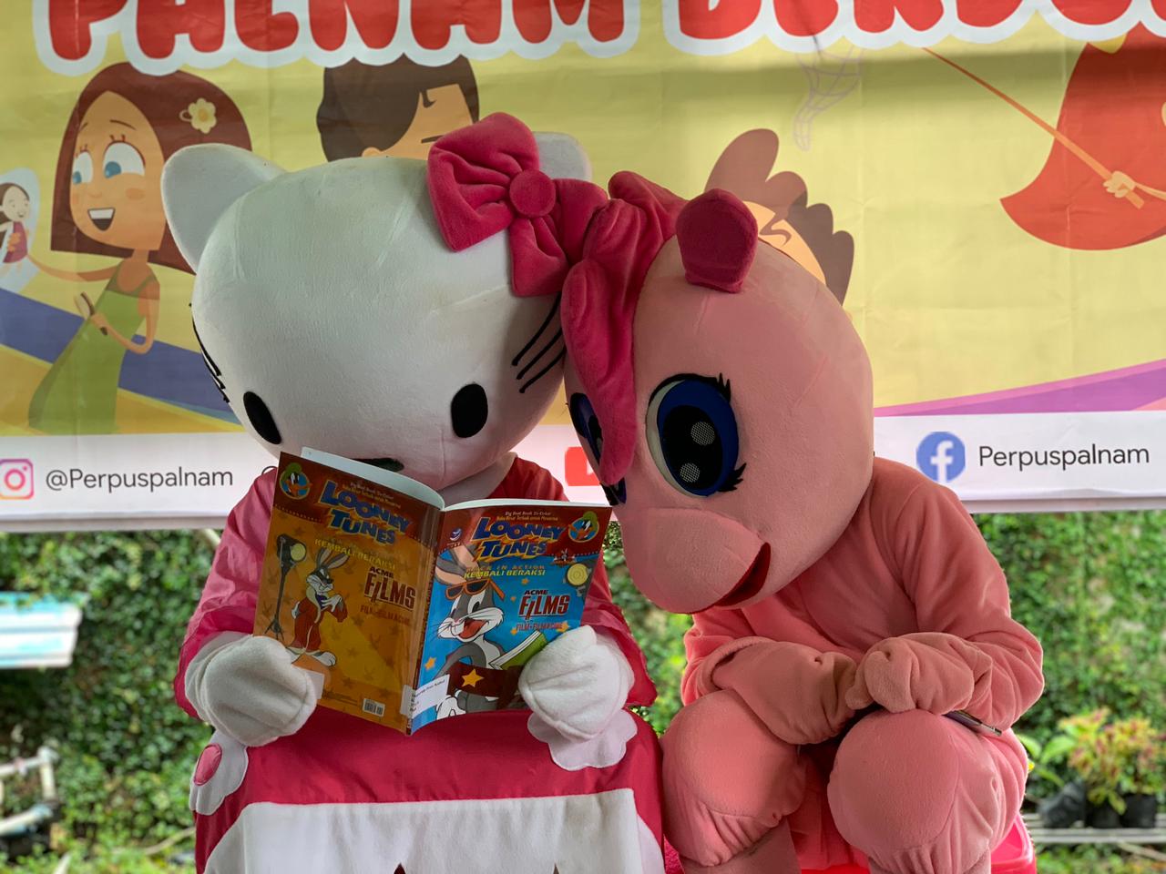 Peringati Hari Dongeng Sedunia, Dispersip Hibur Anak Yatim Piatu