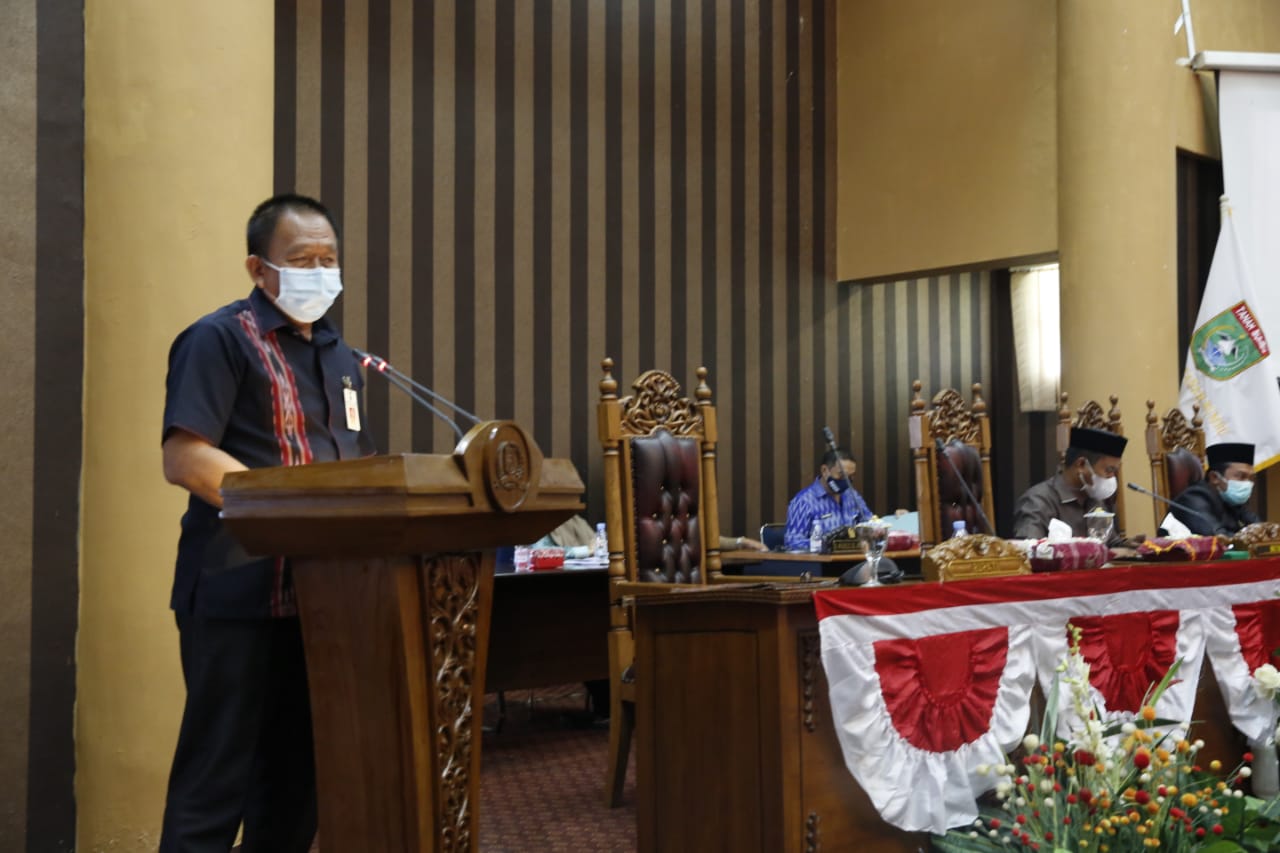 Raperda Tentang Pembentukan Susunan Perangkat Daerah Diparipurnakan