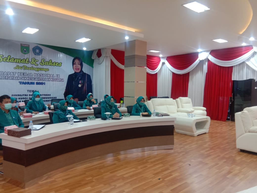 TP PKK Tanbu Ikuti Rakernas IX Secara Virtual