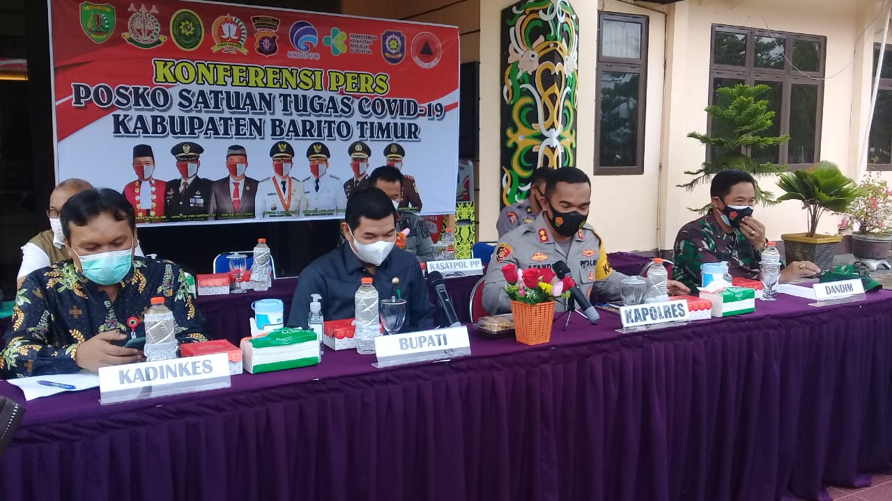 WhatsApp Image 2021-03-26 at 10.27.03 Kapolres Bersama Bupati Bartim Pertegas Penanganan Pencegahan Covid-19