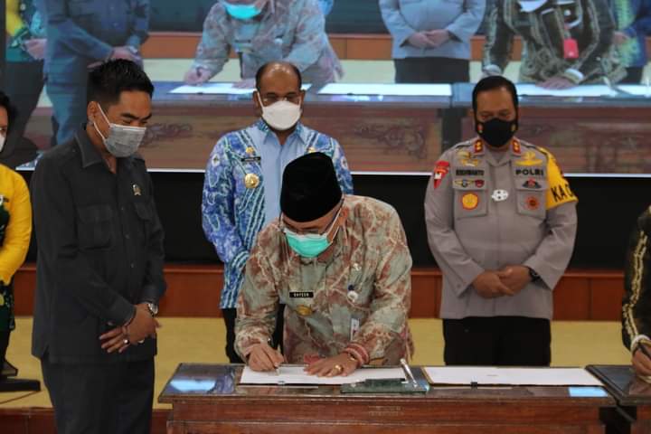 Seluruh Kepala Daerah di Kalsel Teken MoU dengan Polda