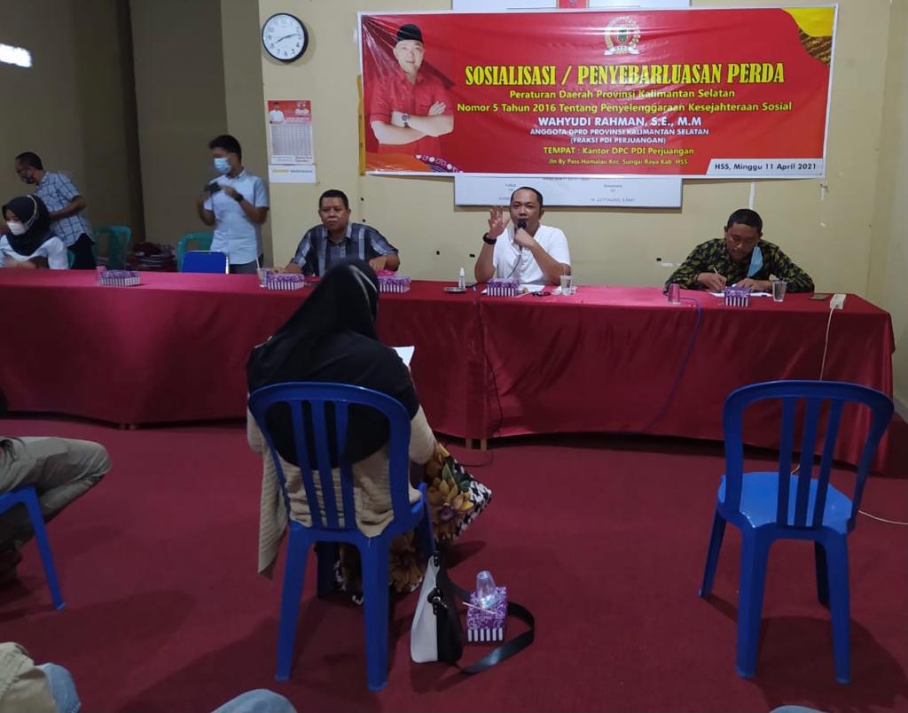 Anggota DPRD Kalsel Sosialisasikan Perda Nomor 5/2016