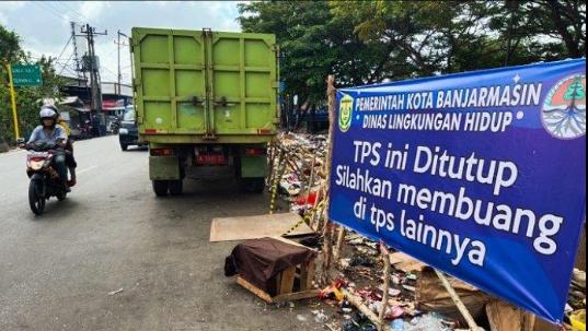 Dua TPS Resmi Ditutup , Pemko Banjarmasin Sediakan TPS Baru