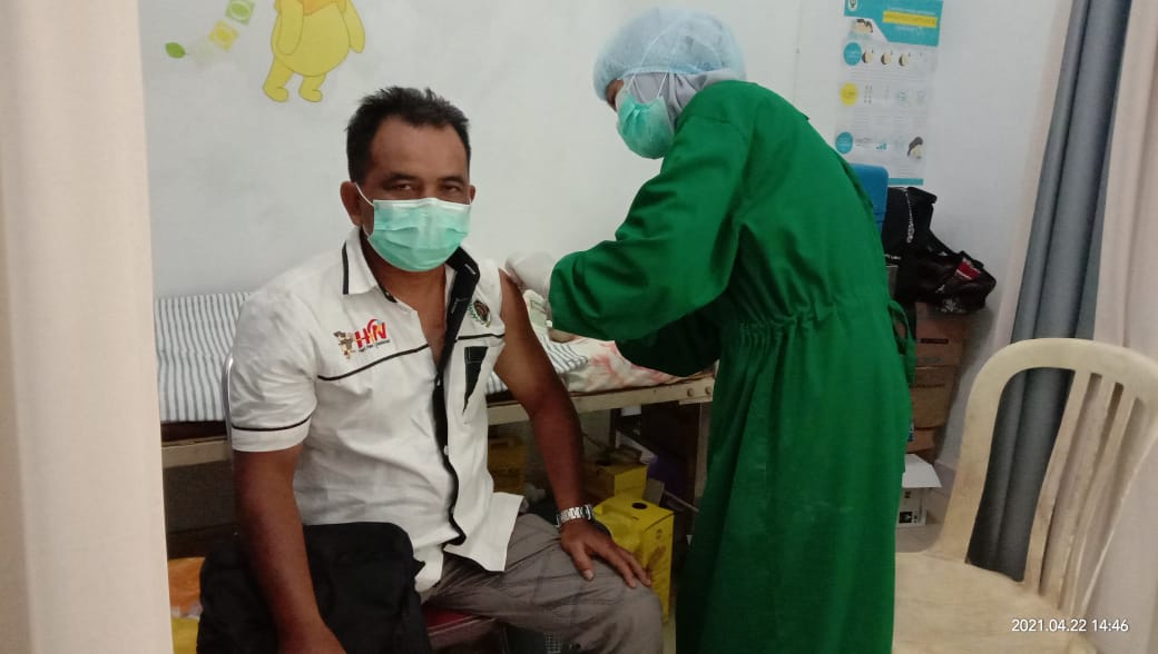 Giliran Awak Media Divaksinasi Covid-19