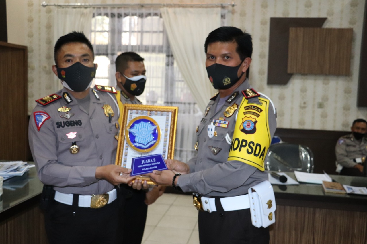 WhatsApp Image 2021-04-24 at 03.57.04 Satlantas Polres Bartim Juara Sosialisasi Prokes