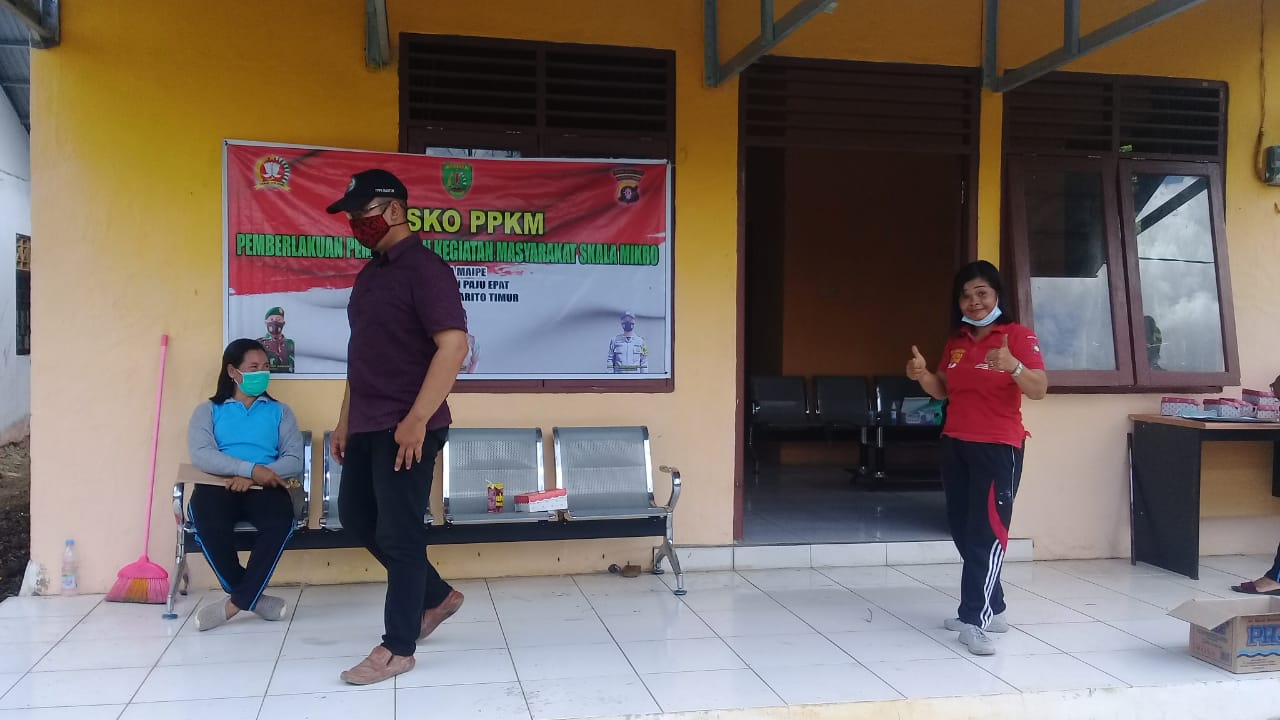 Posko PPKM Desa Maipe Tunggu Perlengkapan