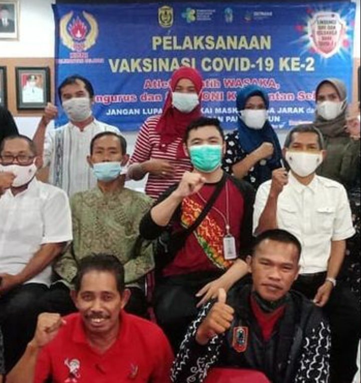 Pelatih dan 200 Atlet Kalsel Divaksinasi Covid-19 Tahap Dua