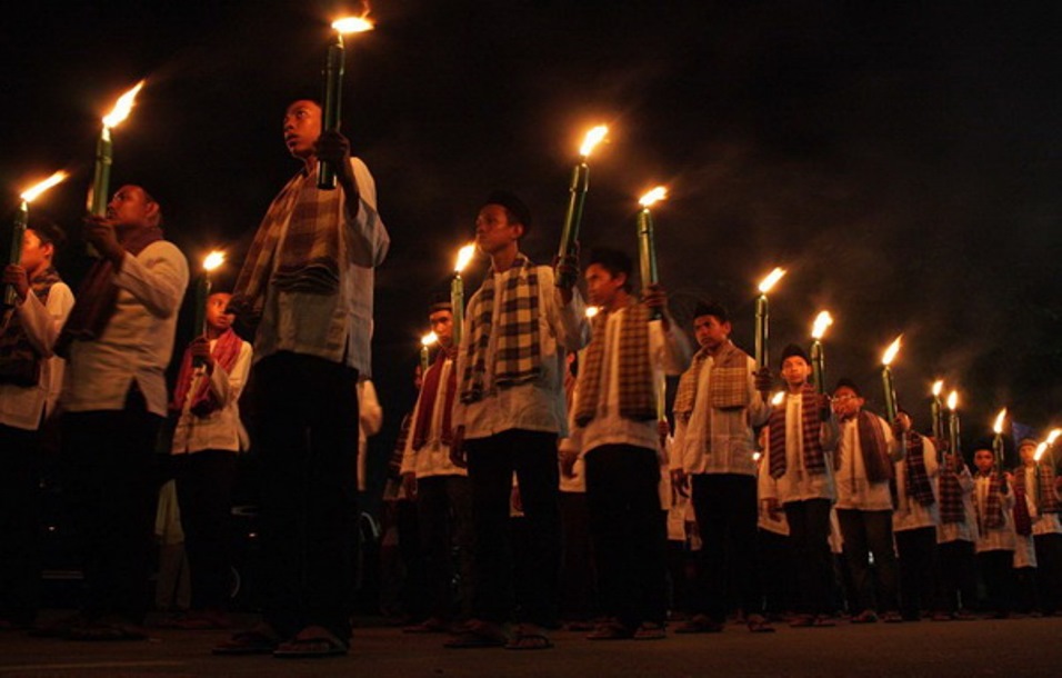 Polsek Dusun Timur Antipasi Kerumunan Takbir Keliling