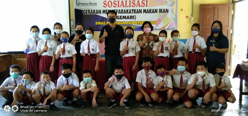 Dinas Perikanan Bartim Sosialisasikan Gerakan Gemar Makan Ikan