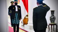 Presiden RI Kenakan Tenun Tanbu pada Peringatan Harlah Pancasila