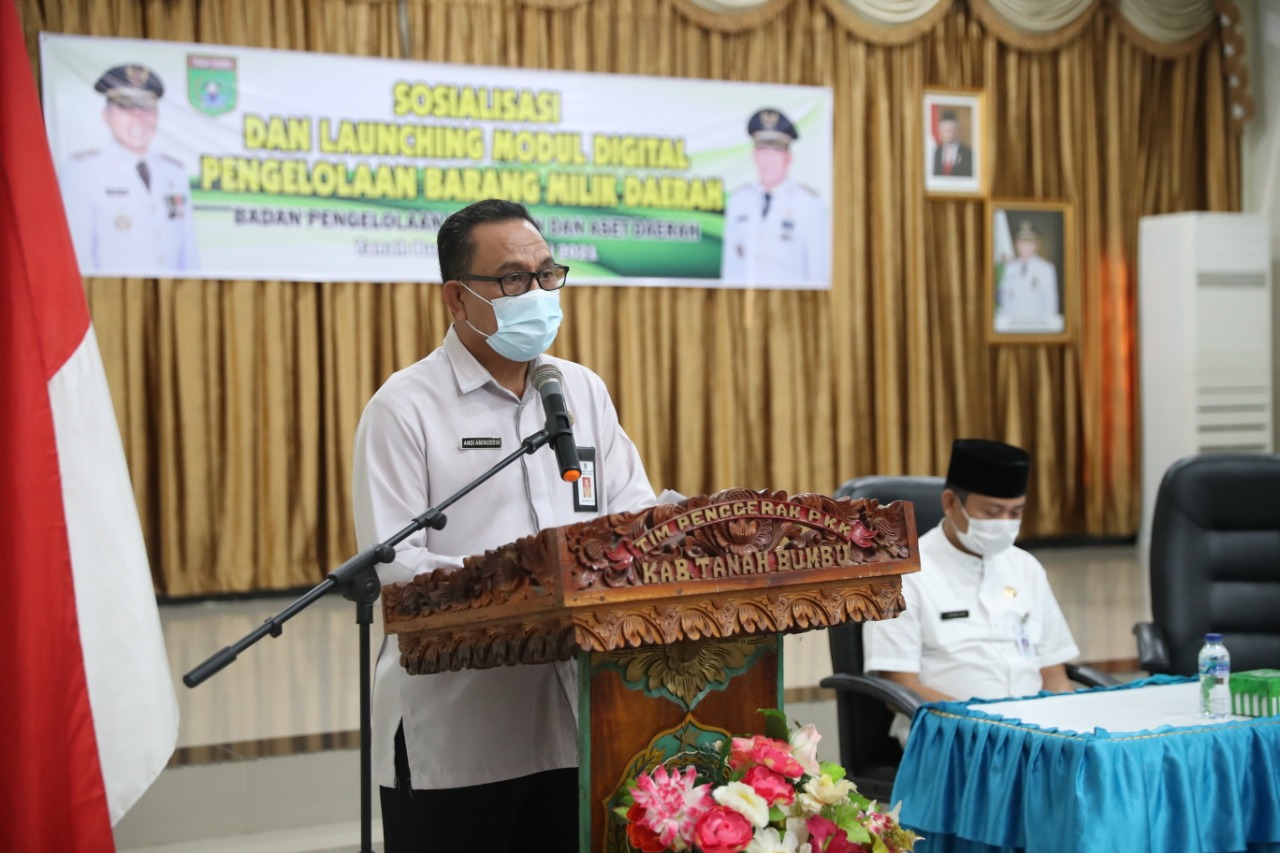 Pemkab Tanbu Luncurkan Modul Digital Pengelolaan Barang 
