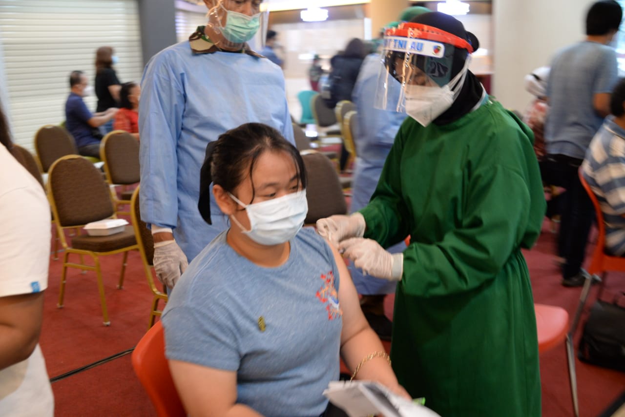 Korem 101/Antasari Gelar Vaksinasi Massal