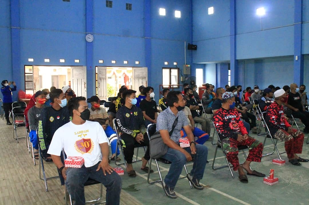 Relawan Damkar se-Kecamatan Banjarmasin Selatan Ikuti Sosialisasi