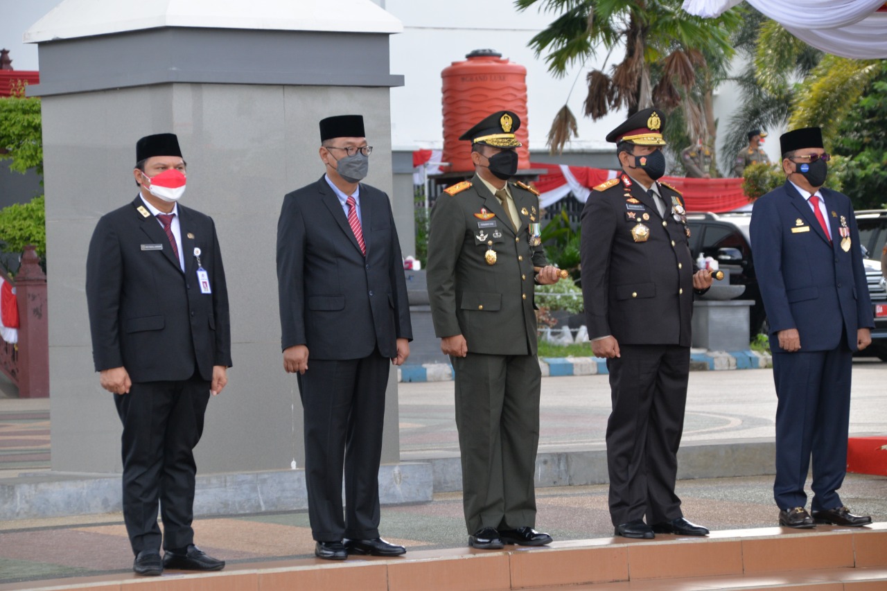 Pj Gubernur Kalsel Pimpin Upacara Peringatan HUT Kemerdekaan RI Ke-76 di Banjarbaru