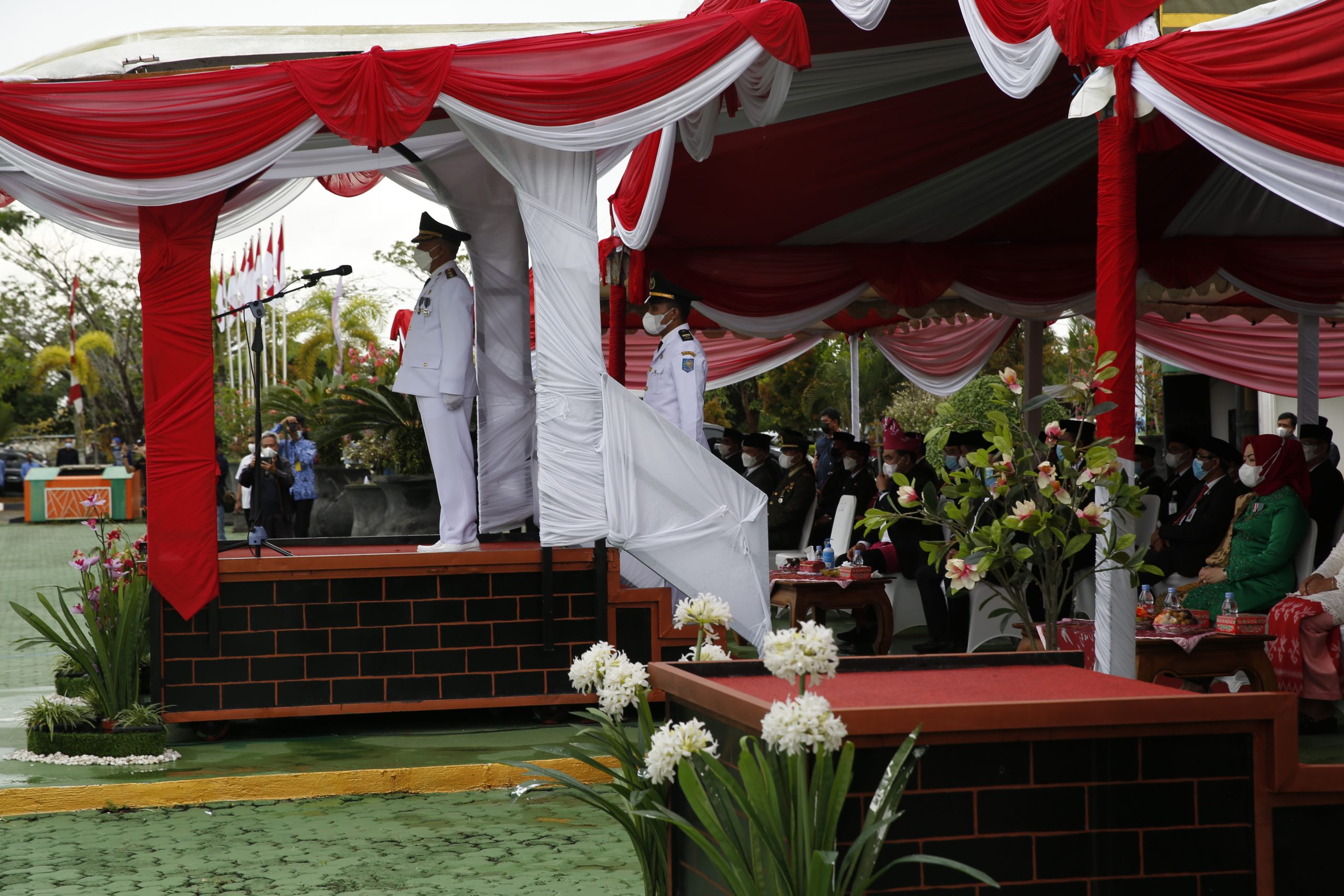 Upacara Penurunan Bendera di Tanbu; Sederhana Namun Khidmat