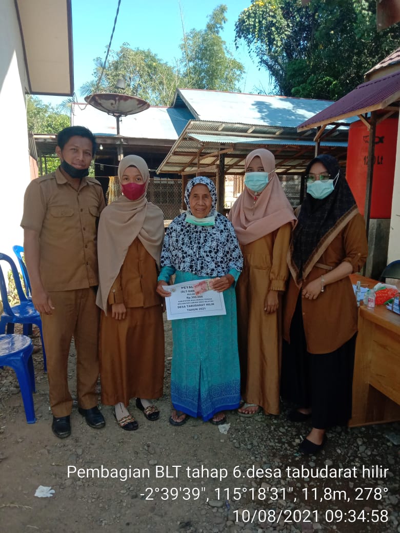 Desa Tabu Darat Hilir Kembali Salurkan BLT DD