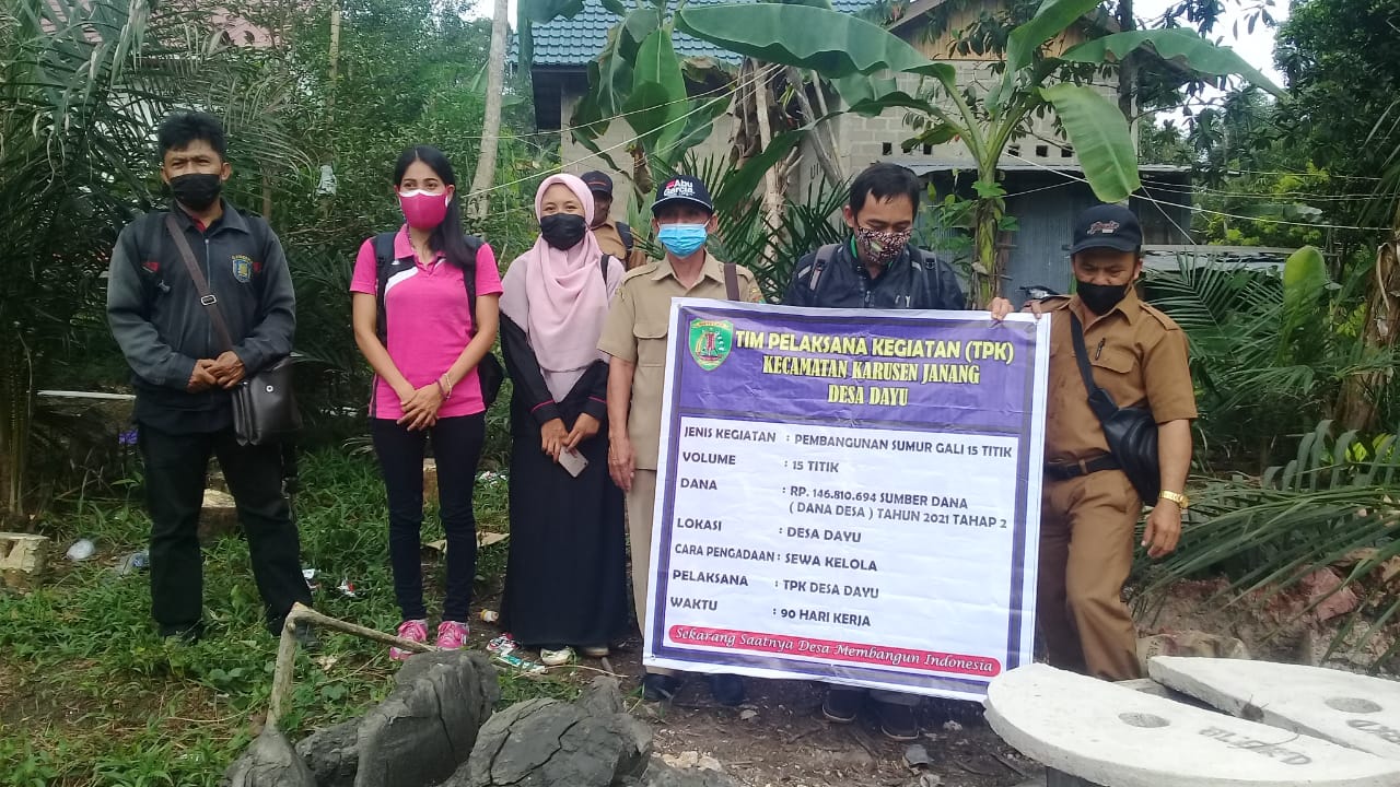 Tim Kecamatan Karusen Janang Monitoring ADD dan DD Tahap 2 Desa Dayu