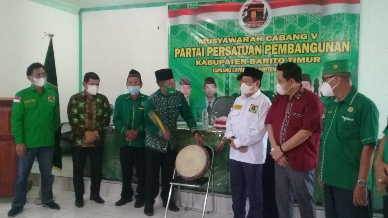 Bupati Ampera AY Mebas Hadiri Musyawarah PPP Bartim
