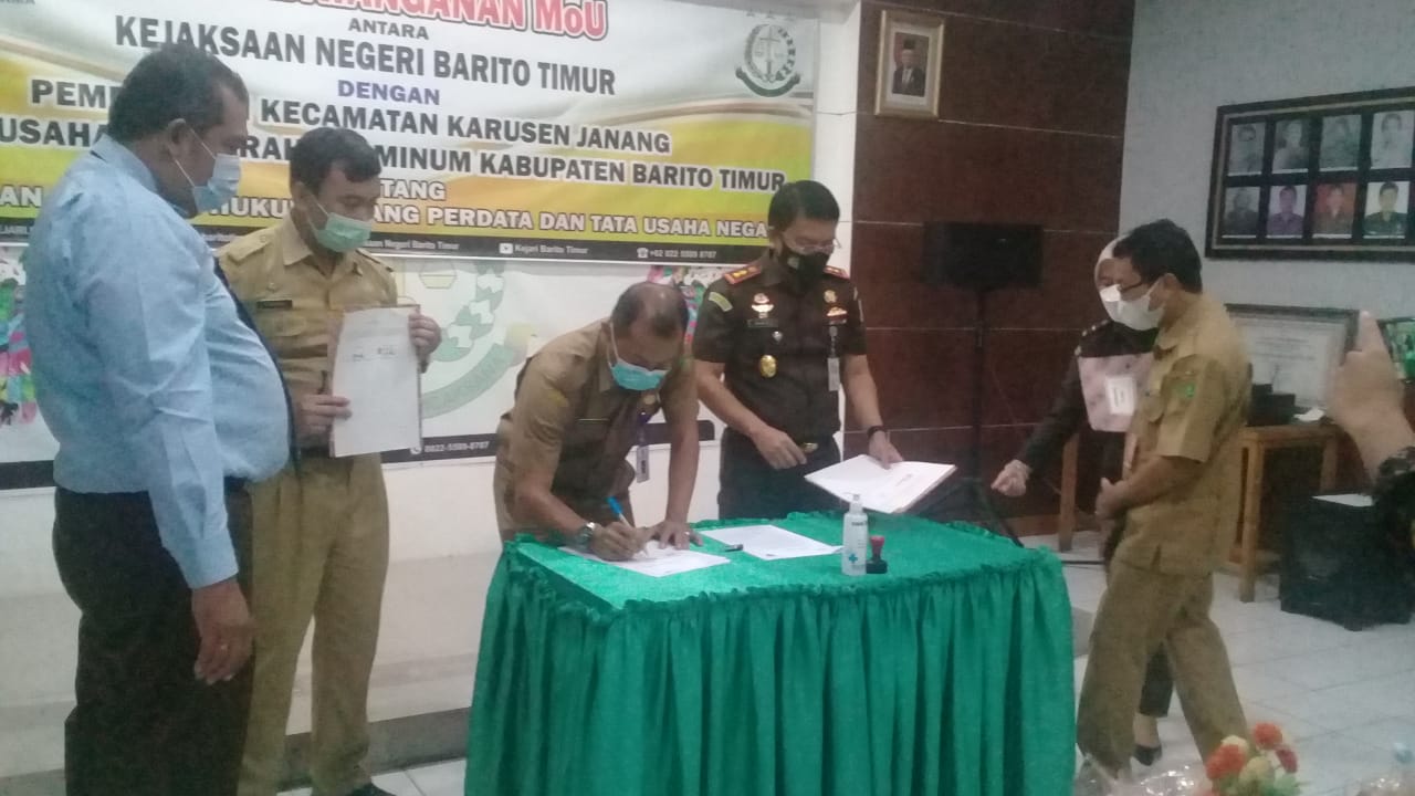 PDAM Jalin Kerjasama dengan Kejari Bartim