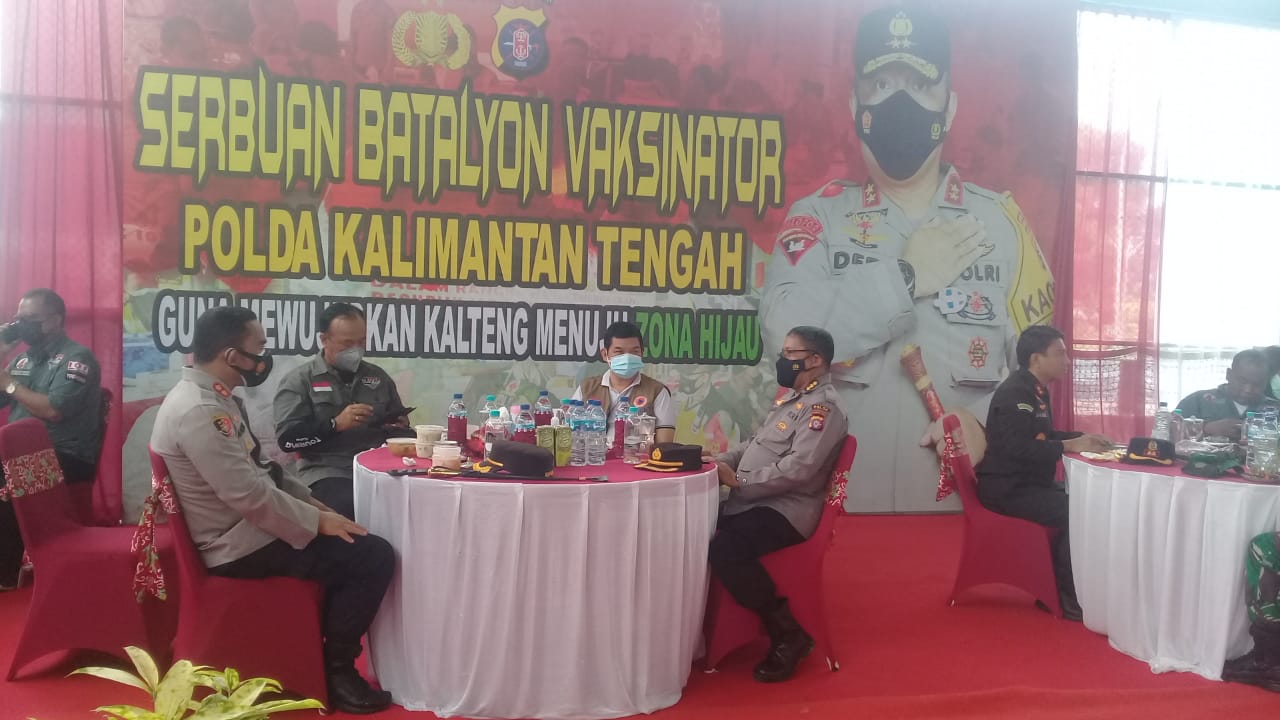 Bupati Ampera: Terima Kasih Kapolda Kalteng atas Dukungan Percepatan Vaksinasi di Bartim