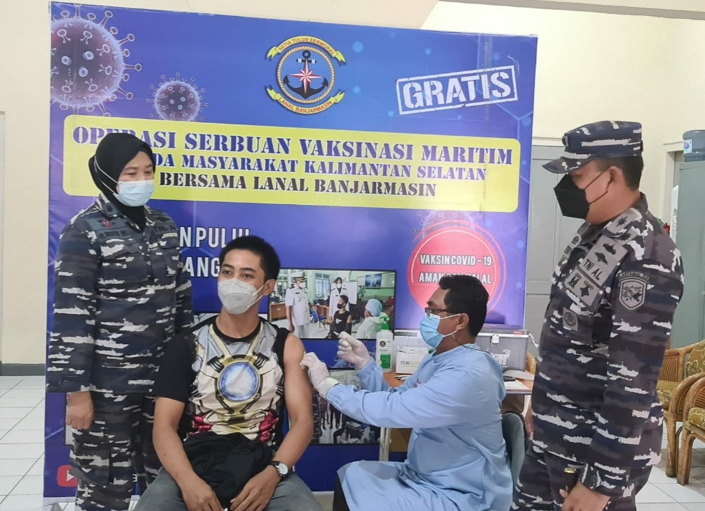 IMG-20211018-WA0068 Lanal Banjarmasin Percepat Sukseskan Program Servak Maritim